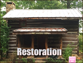 Historic Log Cabin Restoration  Watauga County, North Carolina
